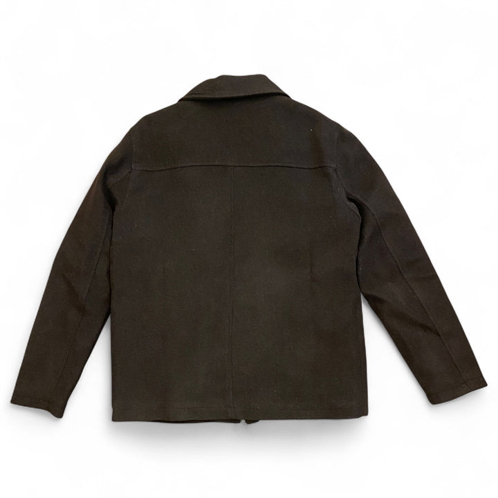 BROWN ZIP-UP JACKET