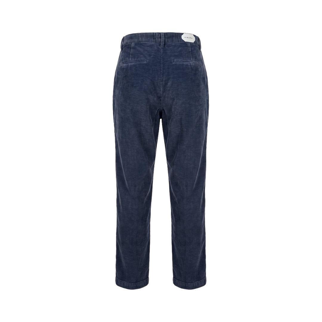 Aiburai PANTALONE URANO FUSTAGNO DENIM NAVY STONE Blu - foto 2