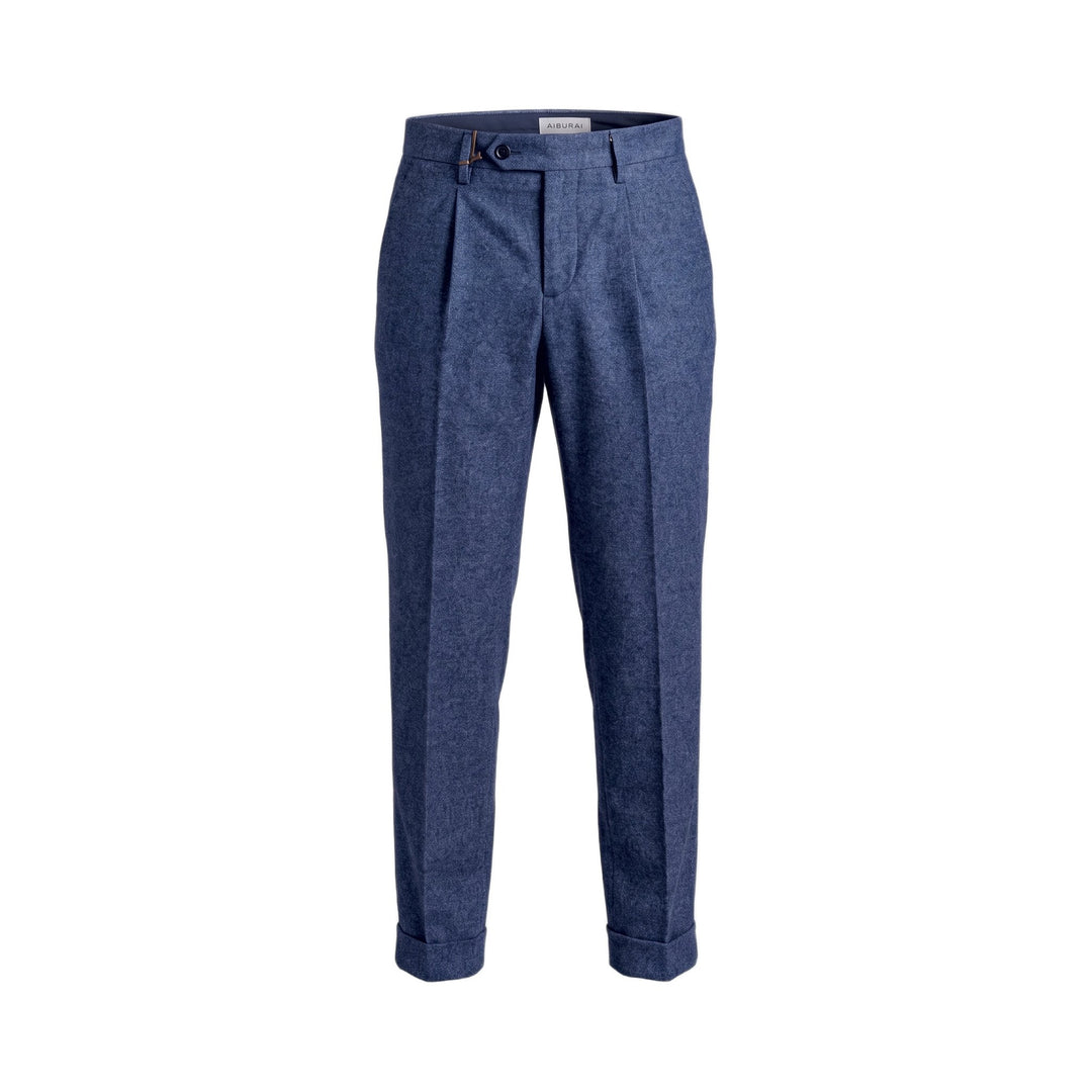 Aiburai PANTALONE URANO PR LANA BLU Blu - foto 1
