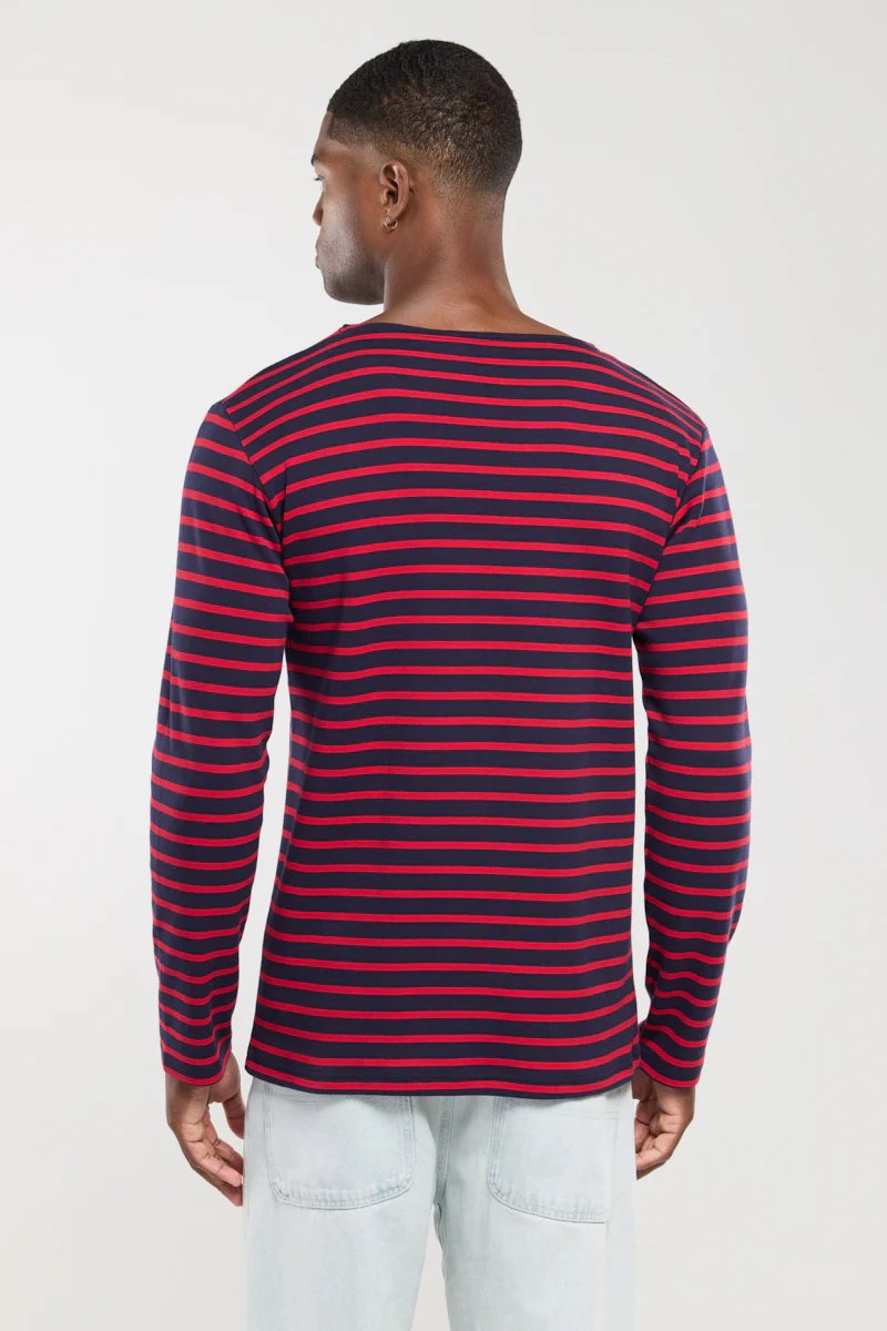 Armor lux Marinière Héritage Homme NAVIRE/BRAISE Blu - foto 3