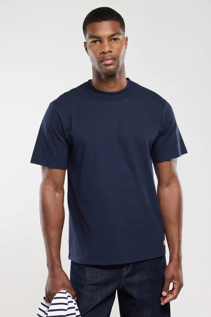Armor lux T-shirt Callac Bio gots Navire Blu Marino Blu - foto 4