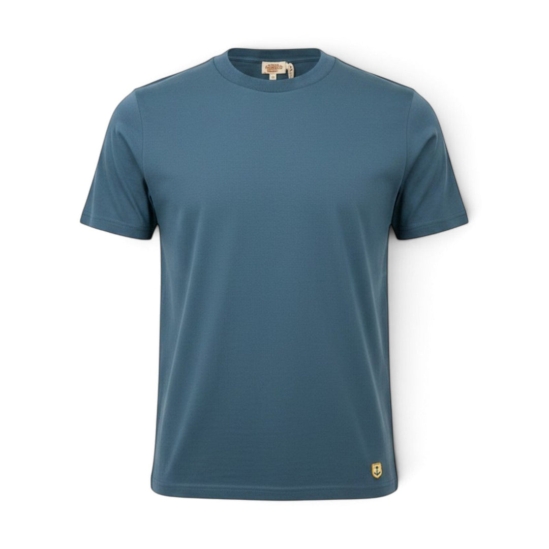 Armor lux T-shirt Callac Bio gots TEAL Ottanio Blu - foto 1