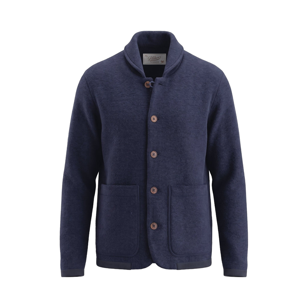 Bl'ker Vintage BOILED WOOL PHILL NAVY Marrone - foto 1