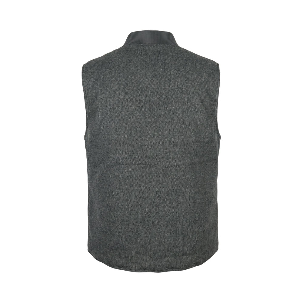Bl'ker Vintage DONEGAL VEST REVERSIBILE OWL GREEN Verde - foto 2
