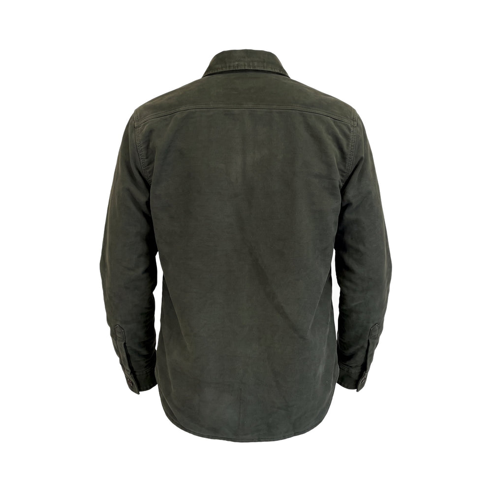 Bl'ker Vintage MOLESKINE SHIRT TRAPUNTA HUNTER GREEN Verde - foto 2