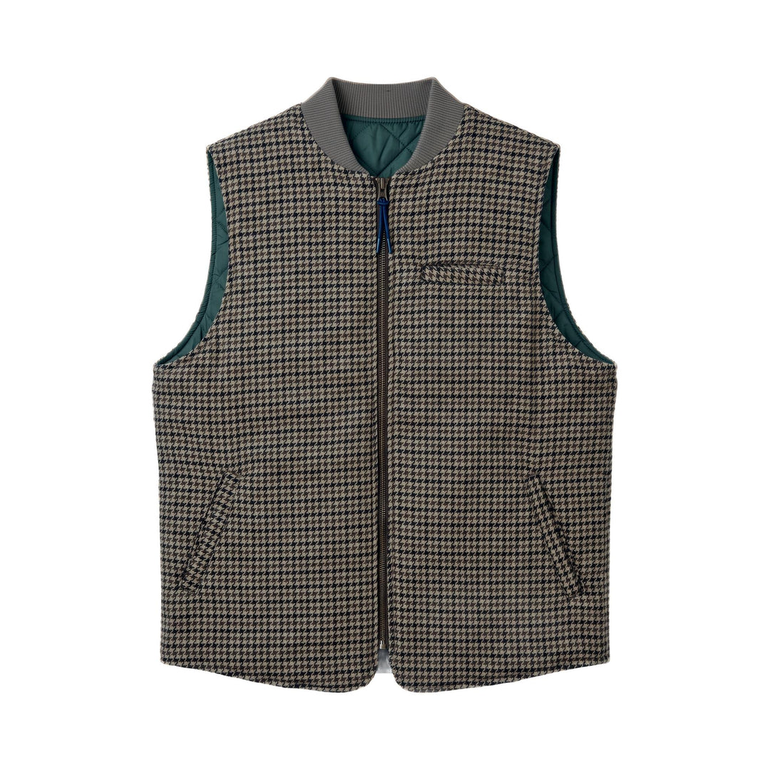 Bl'ker Vintage PIED DE POULE VEST REVERSIBILE OWL Multicolor - foto 1