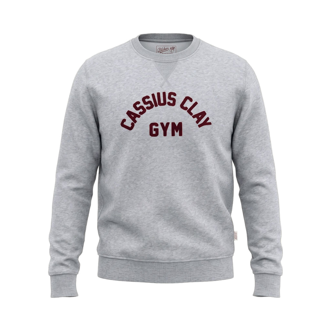 Bl'ker Vintage SWEATSHIRT CASSIUS CLAY GYM GREY MELANGE Grigio - foto 1