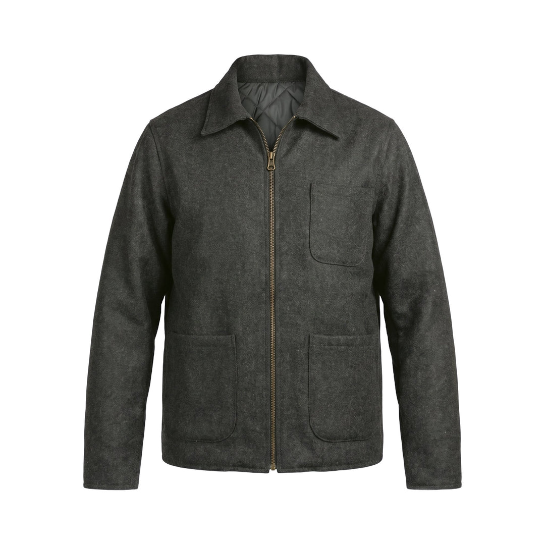 Bl'ker Vintage WORK SHIRT DONEGAL REVERSIBILE ELK GREEN Verde - foto 1