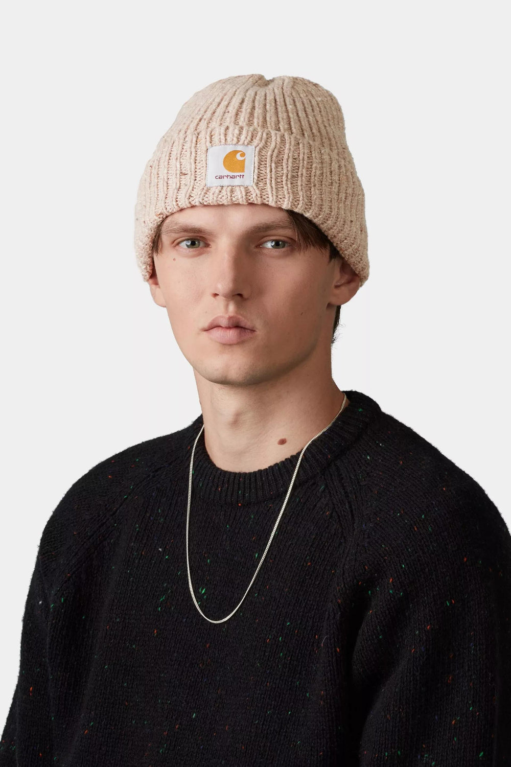 Carhartt Wip ANGLISTIC BEANIE SPECKLED FLEUR DE SEL Beige - foto 2