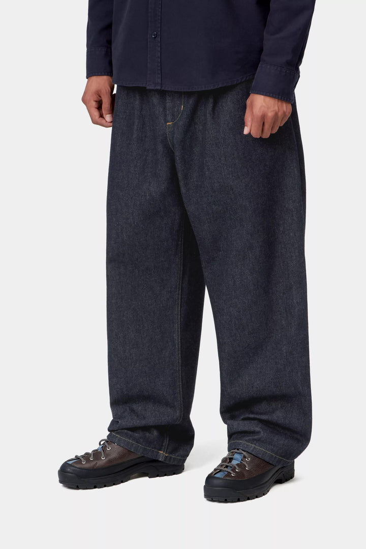 Carhartt Wip JACE PANT DENIM 13.5 OZ BLUE RINSED Blu - foto 3