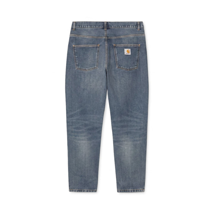 Carhartt Wip Newel Pant Blue dark used wash no length Blu - foto 1