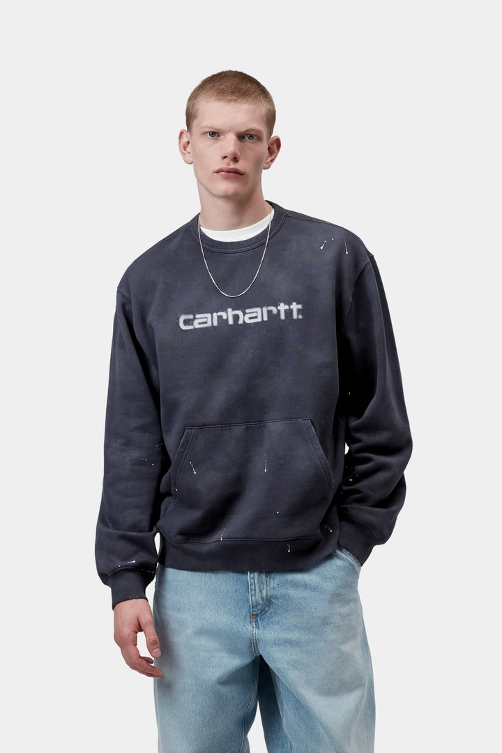 Carhartt Wip PAINTER SWEAT DARK NAVY Blu - foto 2