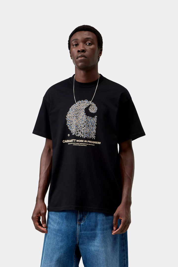 Carhartt Wip S/S ENTRANCE T-SHIRT BLACK Nera - foto 3
