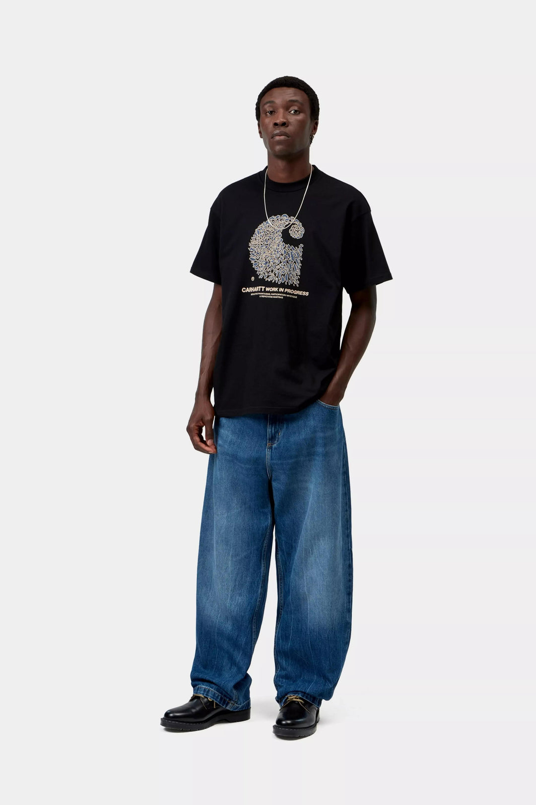 Carhartt Wip S/S ENTRANCE T-SHIRT BLACK Nera - foto 5