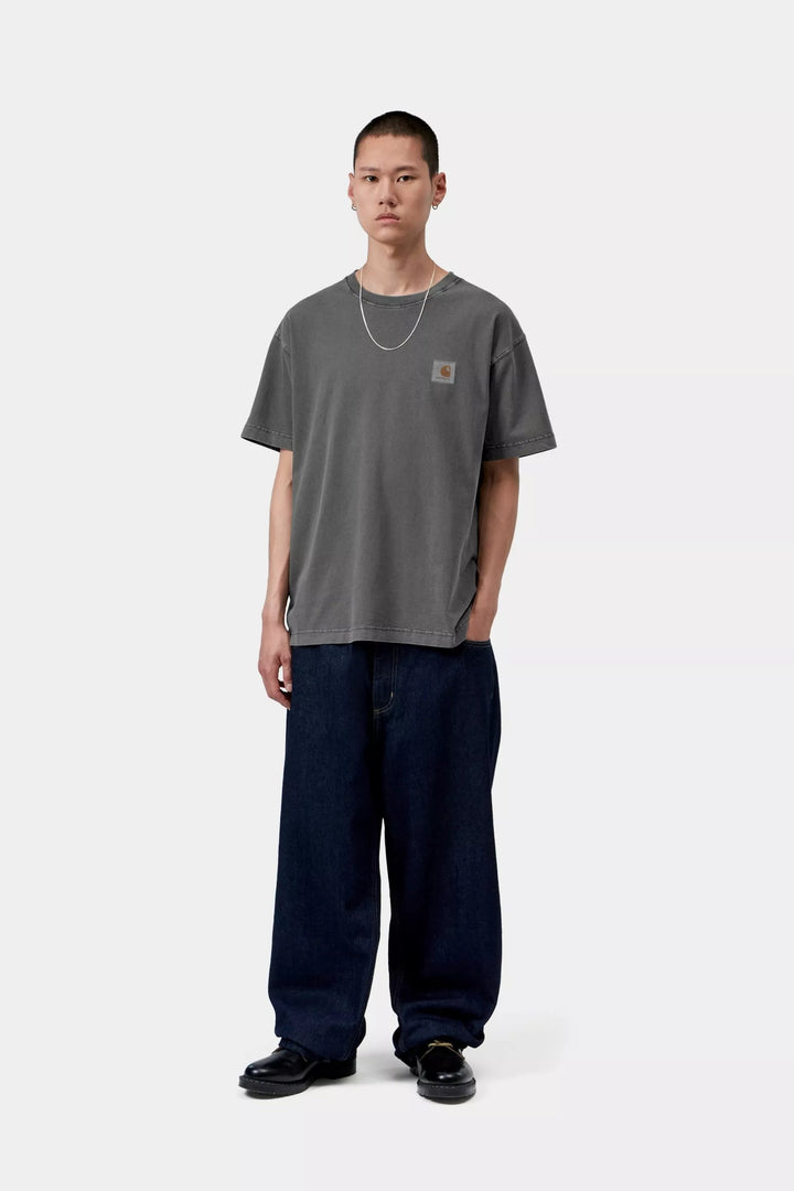 Carhartt Wip S/S VISTA T-SHIRT BLACK GARMENT DYED Nero - foto 3