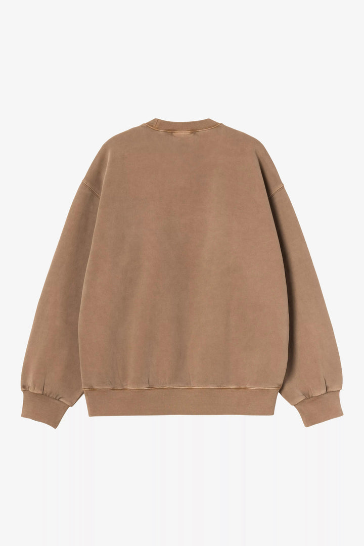 Carhartt Wip VISTA SWEAT BROWN GARMENT DY ED Marrone - foto 2