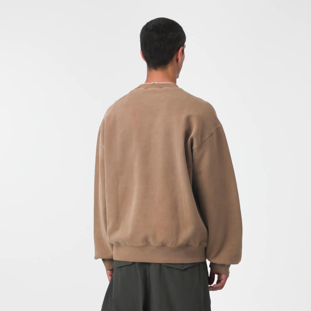 Carhartt Wip VISTA SWEAT BROWN GARMENT DY ED Marrone - foto 4