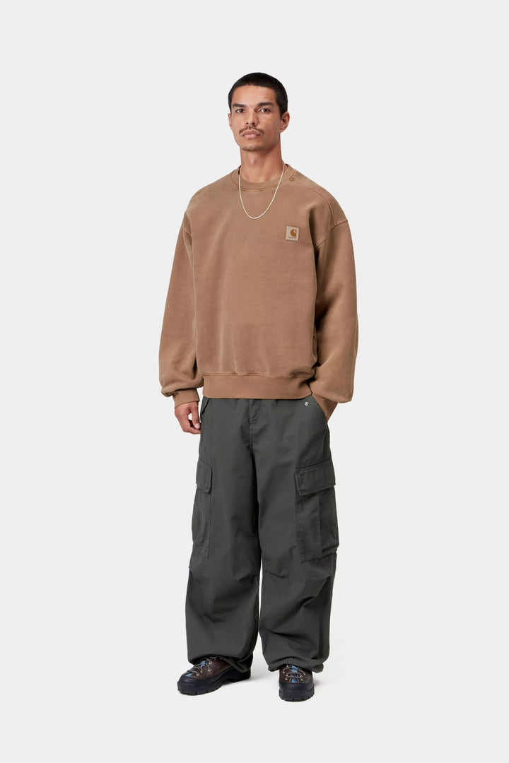Carhartt Wip VISTA SWEAT BROWN GARMENT DY ED Marrone - foto 5