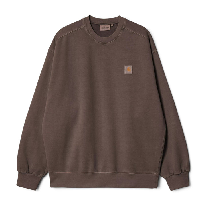 Carhartt Wip VISTA SWEAT TOBACCO GARMENT DYED Marrone - foto 1