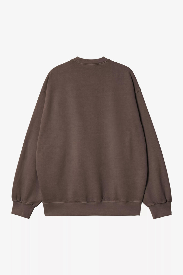 Carhartt Wip VISTA SWEAT TOBACCO GARMENT DYED Marrone - foto 2