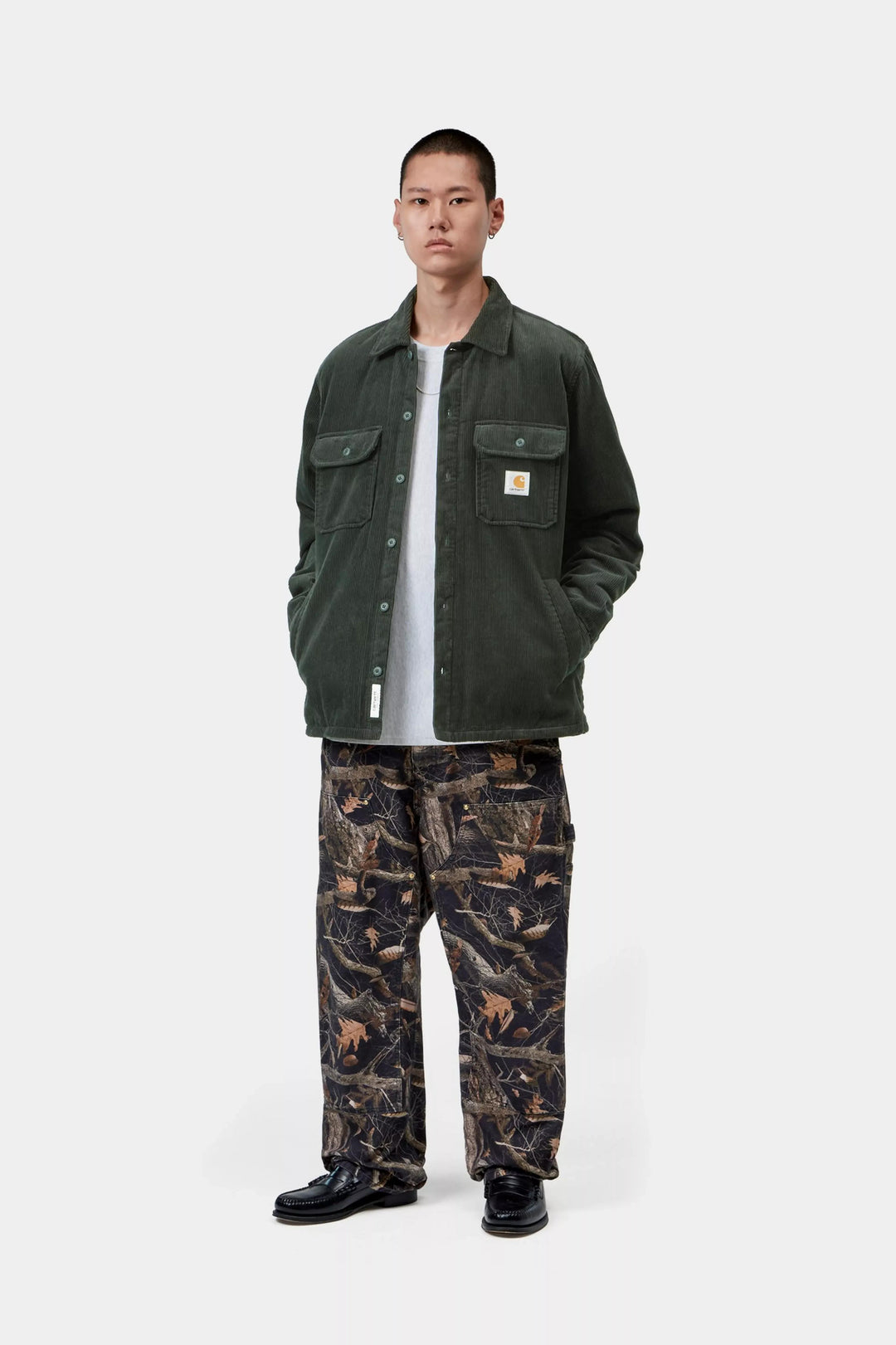 Carhartt Wip WHITSOME SHIRT JAC RAVEN Grigio - foto 6