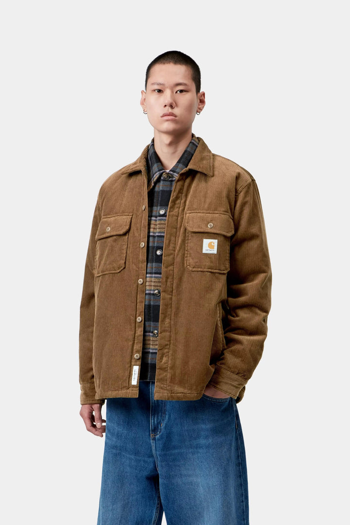 Carhartt Wip WHITSOME SHIRT JAC WIP H BROWN Marrone - foto 4