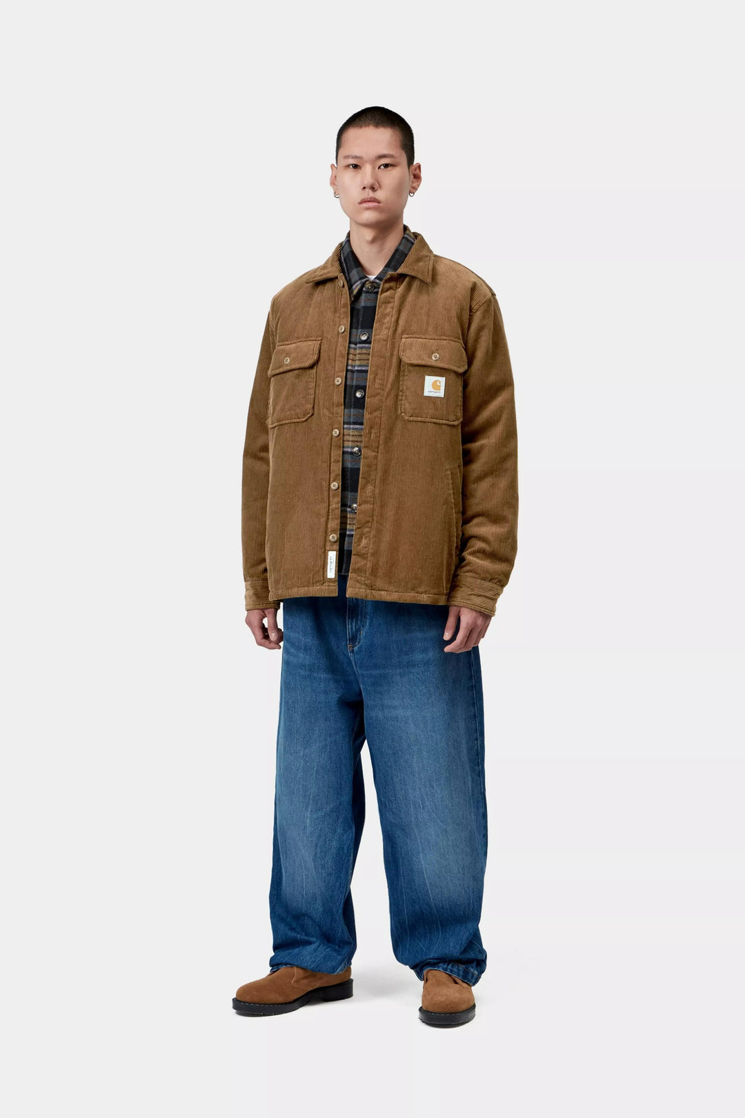 Carhartt Wip WHITSOME SHIRT JAC WIP H BROWN Marrone - foto 7