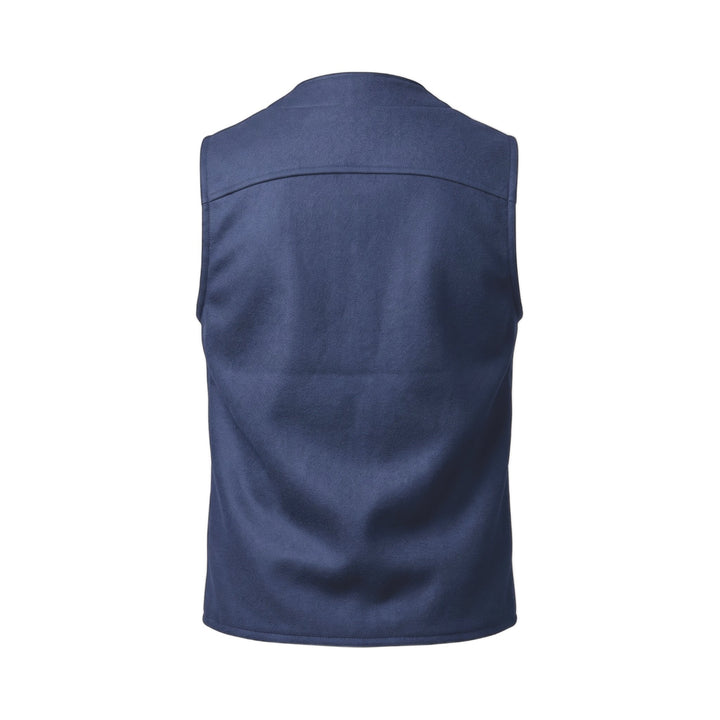 Chesapeake's OUTDOOR HEAVY WEIGHT WOOL VEST OREGON NAVY BLUE Blu - foto 2