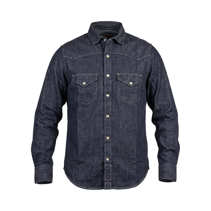 Chesapeake's WESTERN DENIM SHIRT FLAGSTAFF RINSED Blu - foto 1
