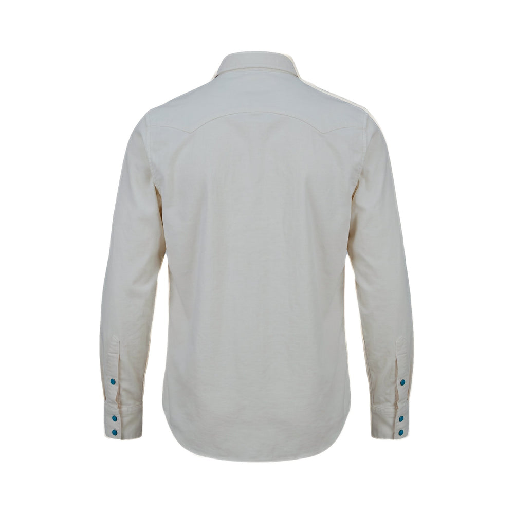 Chesapeake's WESTERN VELVET SHIRT FLAGSTAFF CREAM Bianco - foto 2