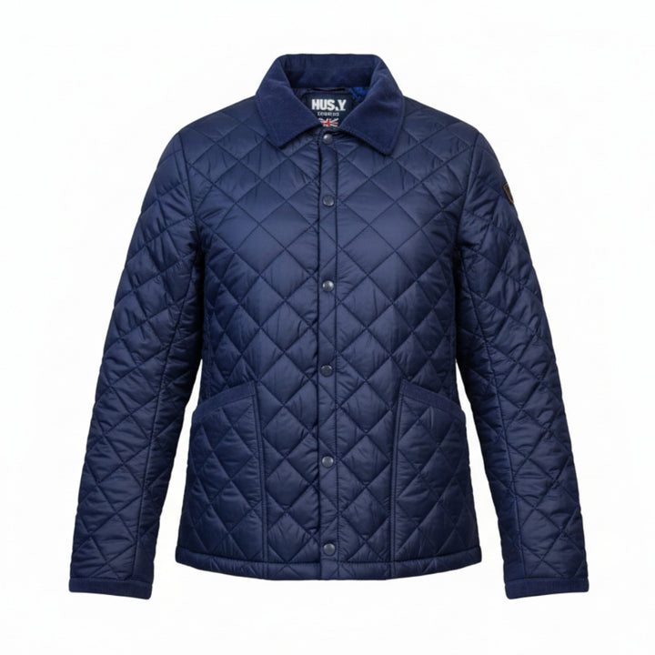 BLAUE GESTEPPTE JACKE