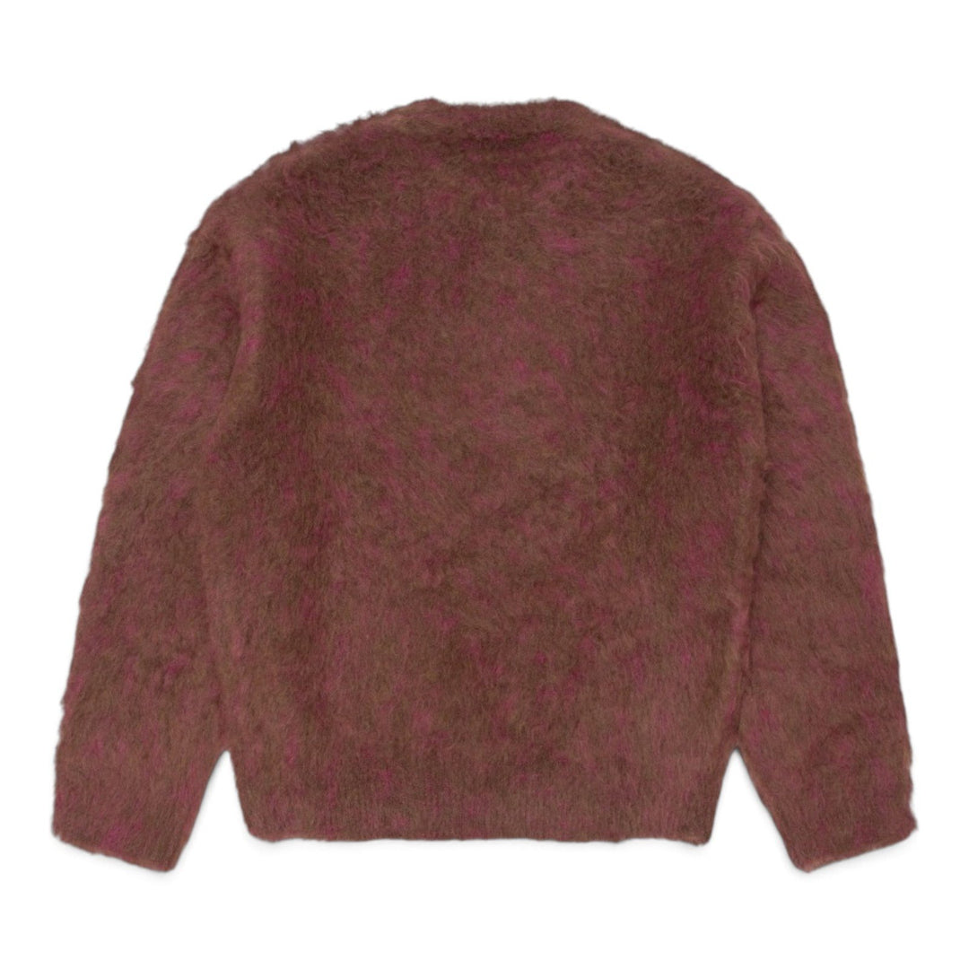 Edwin BAZ SWEATER BROWN/PINK Bordeaux - foto 4