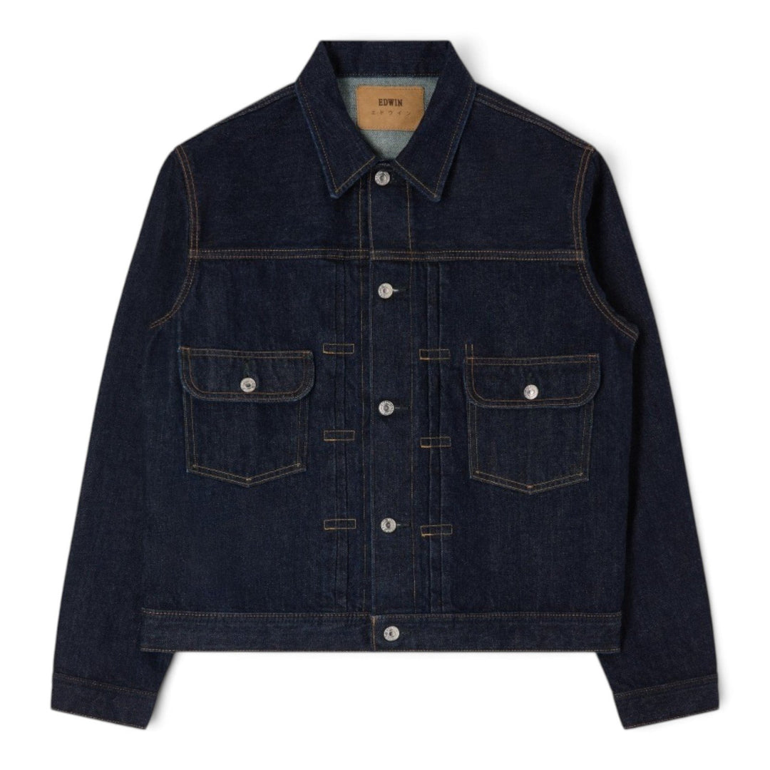 Edwin DENIM JACKET JAPAN BLUE Blu - foto 1