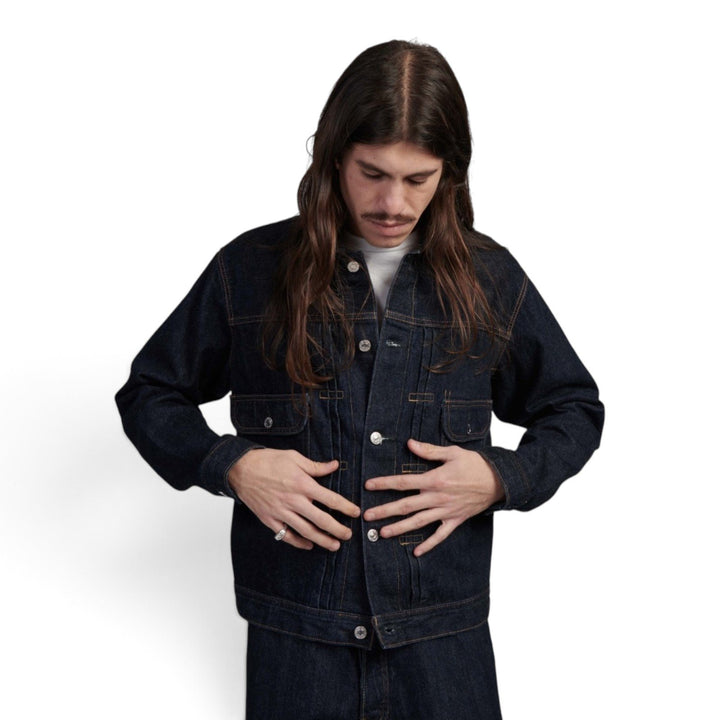 Edwin DENIM JACKET JAPAN BLUE Blu - foto 2