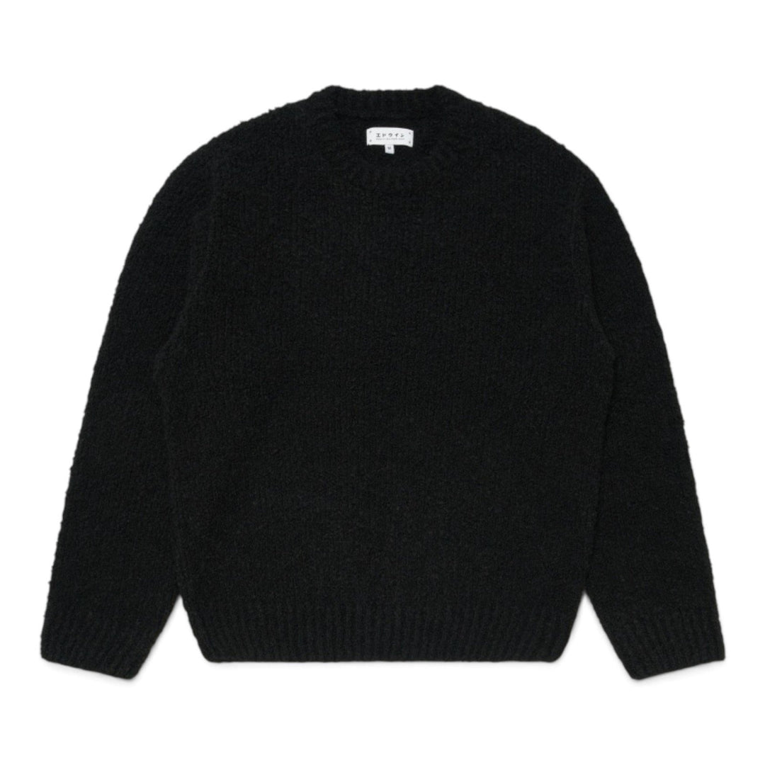 Edwin DUN TEXTURED SWEATER BLACK Nero - foto 1