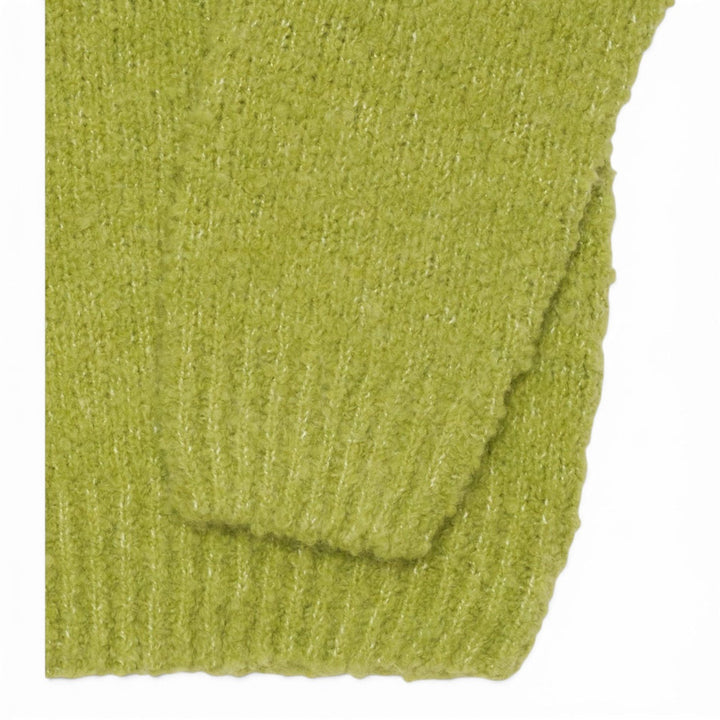 Edwin DUN TEXTURED SWEATER PEA Verde - foto 7