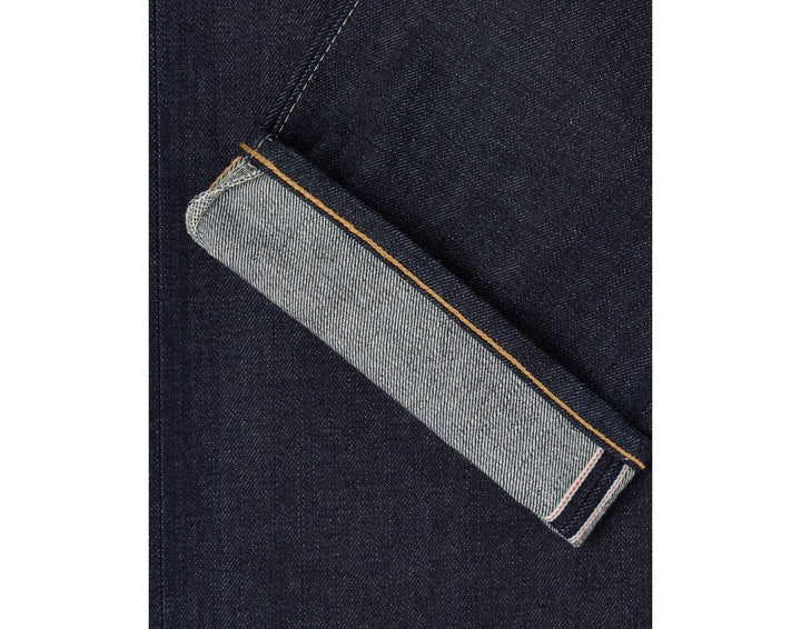 Edwin REGULAR STRAIGHT JAPAN UNWASHED Blu - foto 4