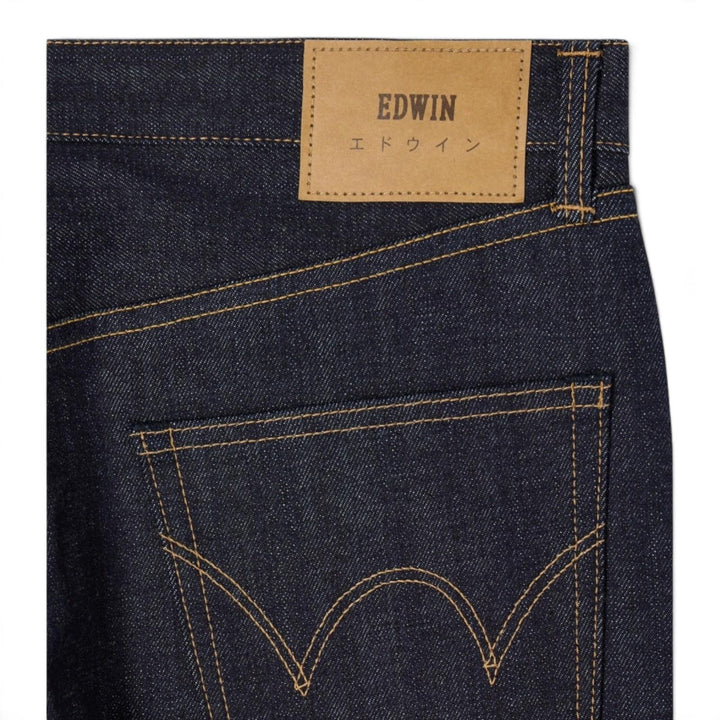 Edwin REGULAR STRAIGHT JAPAN UNWASHED Blu - foto 7