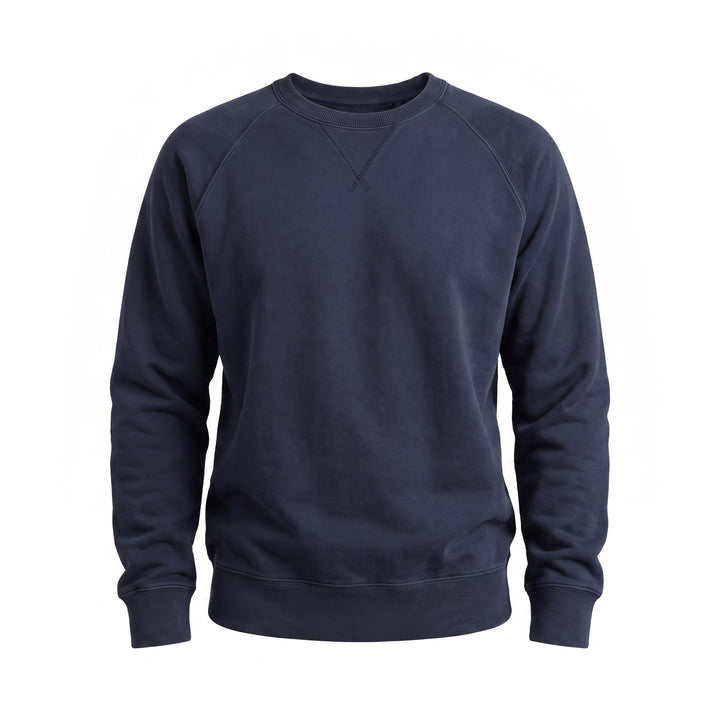 Fortela HARVARD FELPA GIROCOLLOIN JERSEY FELPATO TAGLIO REGLAN BLUE Blu - foto 1