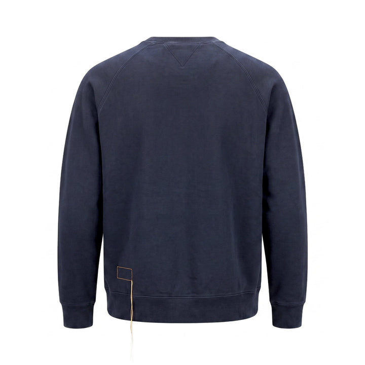 Fortela HARVARD FELPA GIROCOLLOIN JERSEY FELPATO TAGLIO REGLAN BLUE Blu - foto 2
