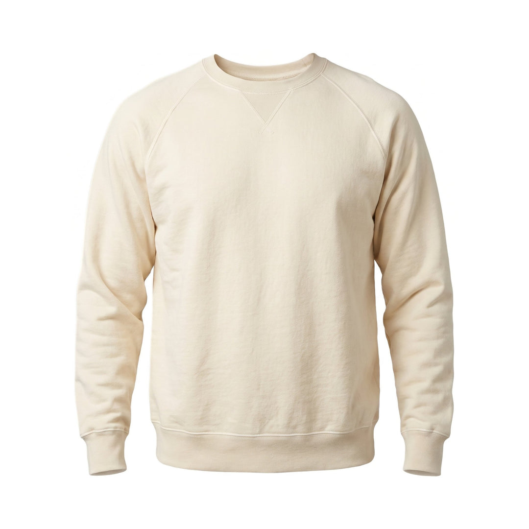 Fortela HARVARD FELPA GIROCOLLOIN JERSEY FELPATO TAGLIO REGLAN WHITE Bianco - foto 1