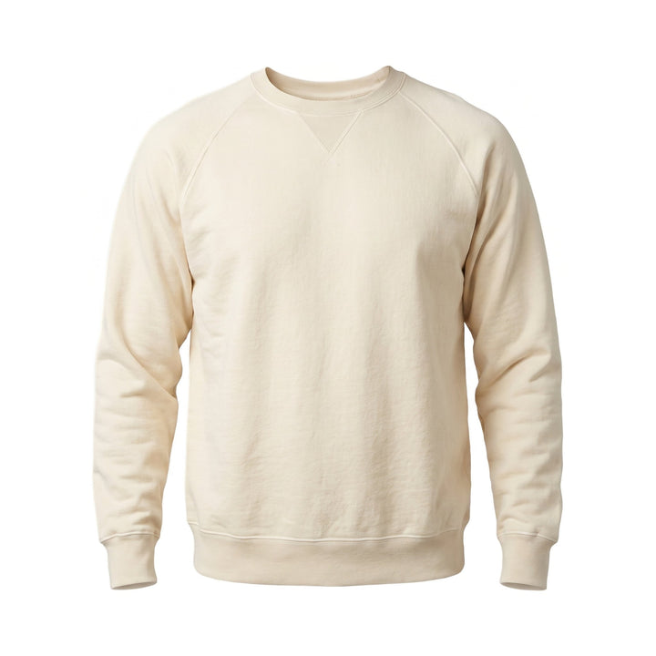 Fortela HARVARD FELPA GIROCOLLOIN JERSEY FELPATO TAGLIO REGLAN WHITE Bianco - foto 1