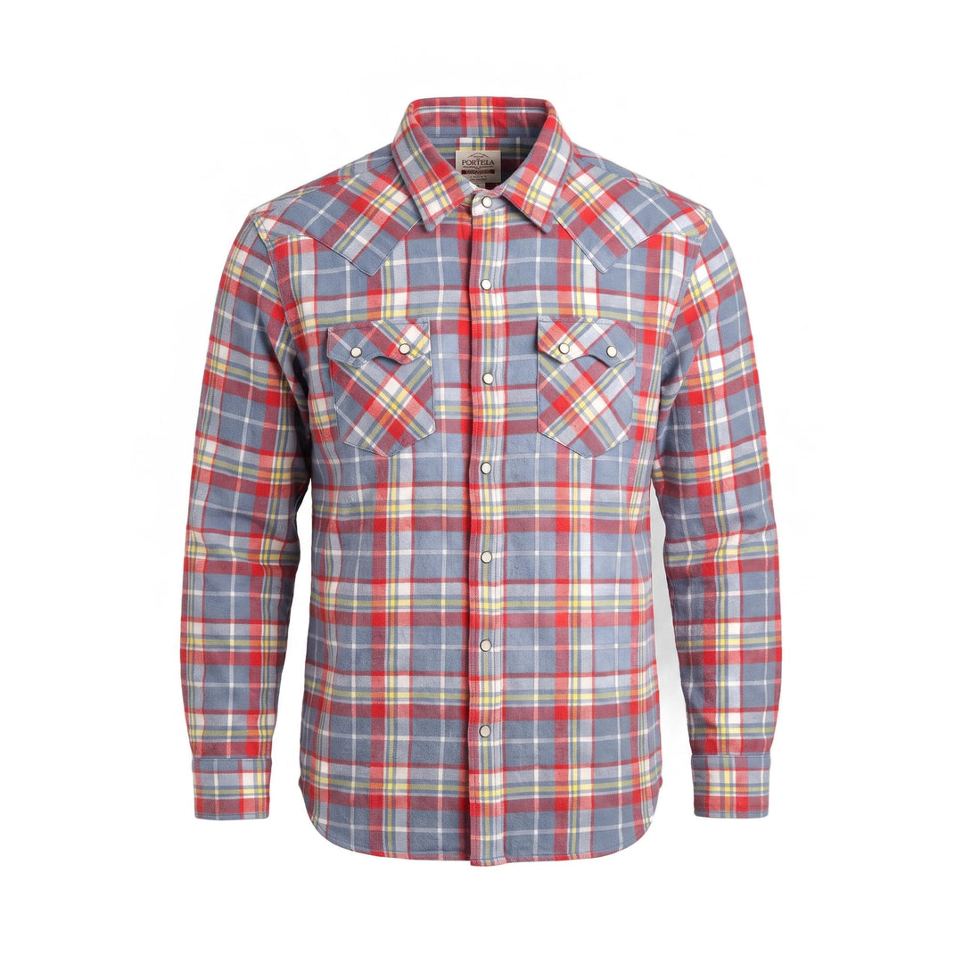 Fortela JOSH CAMICIA TEXANA COTONE A QUADRI RED/GREY Multicolor - foto 1