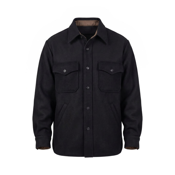 Fortela RINGO OVERSHIRT IN LANA BLUE Blu - foto 1
