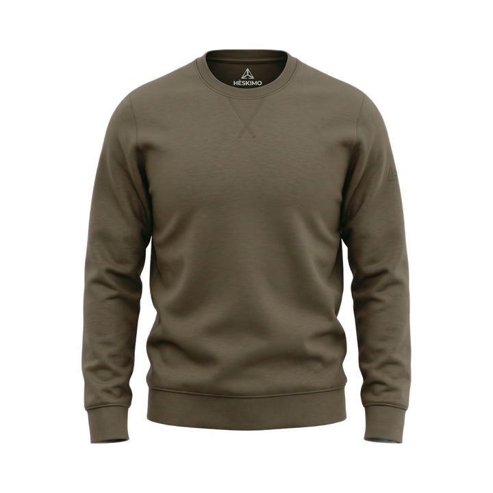 Heskimo GIRICOLLO INTERLOCK MORO Marrone - foto 1
