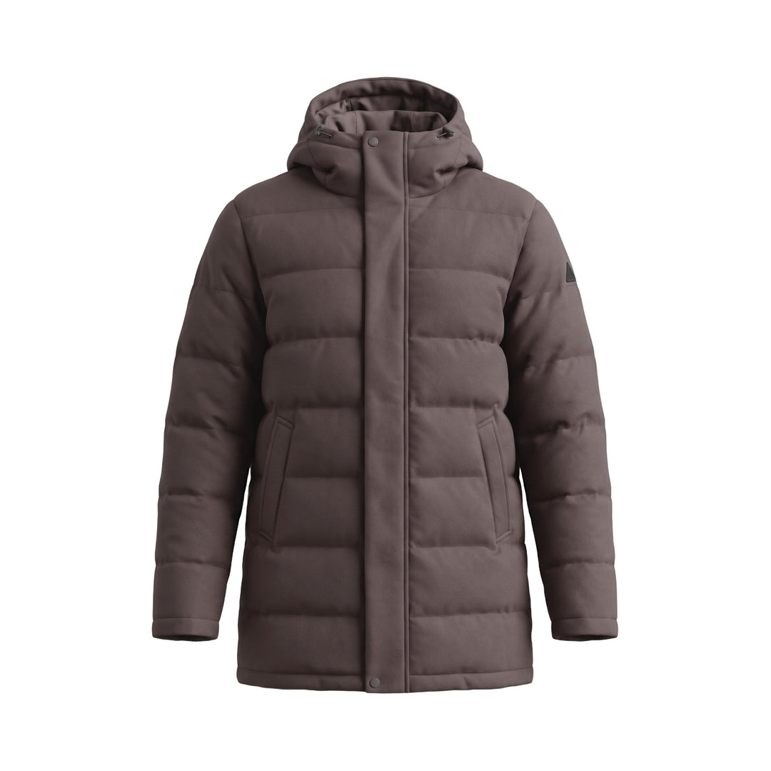 Heskimo LONG PARKA TRAP.CAPPUCCIO LANA MORO Marrone - foto 1
