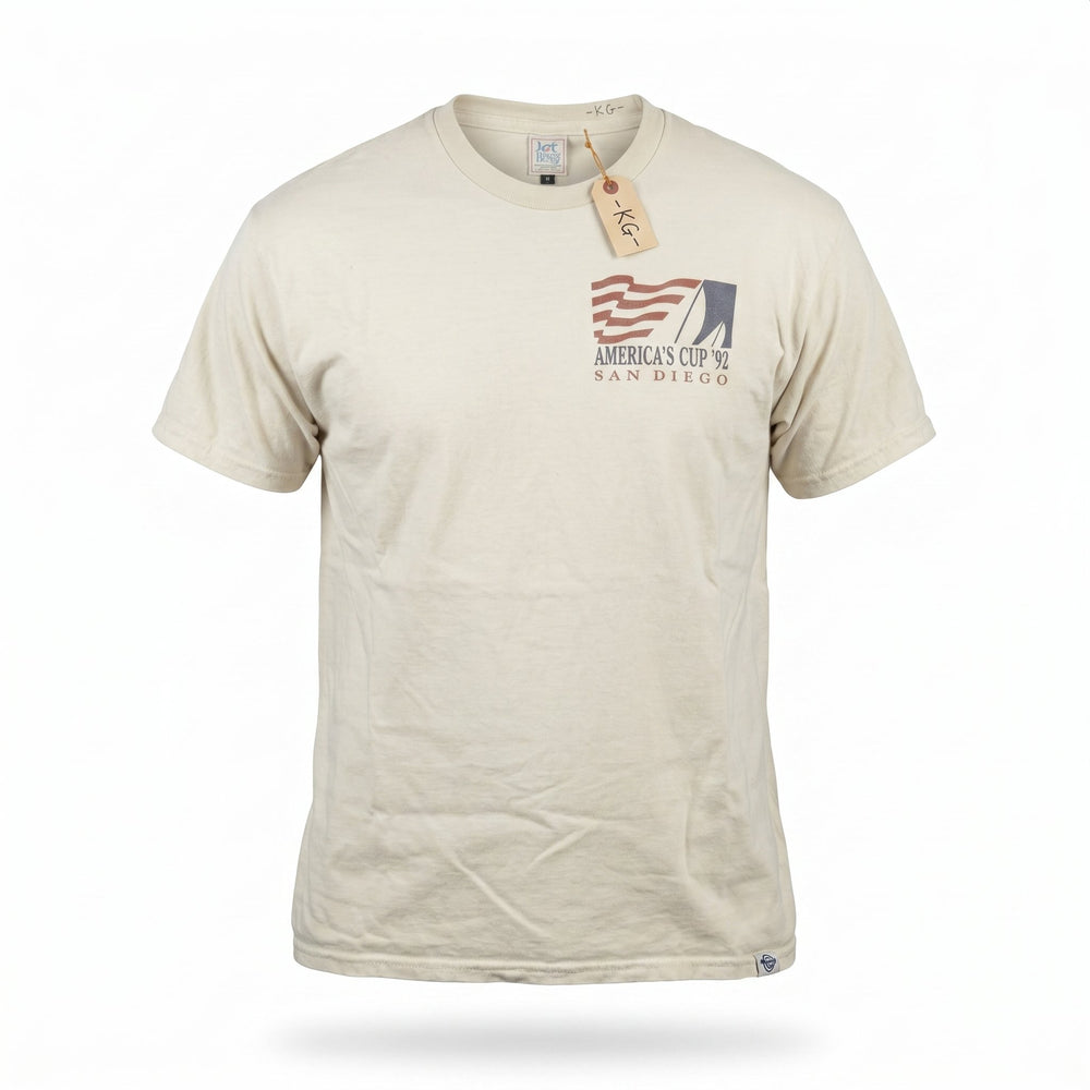 Illegal Vintage Hot Dog T-SHIRT ST226  AMERICAN'S CUP SALVIA Verde - foto 2