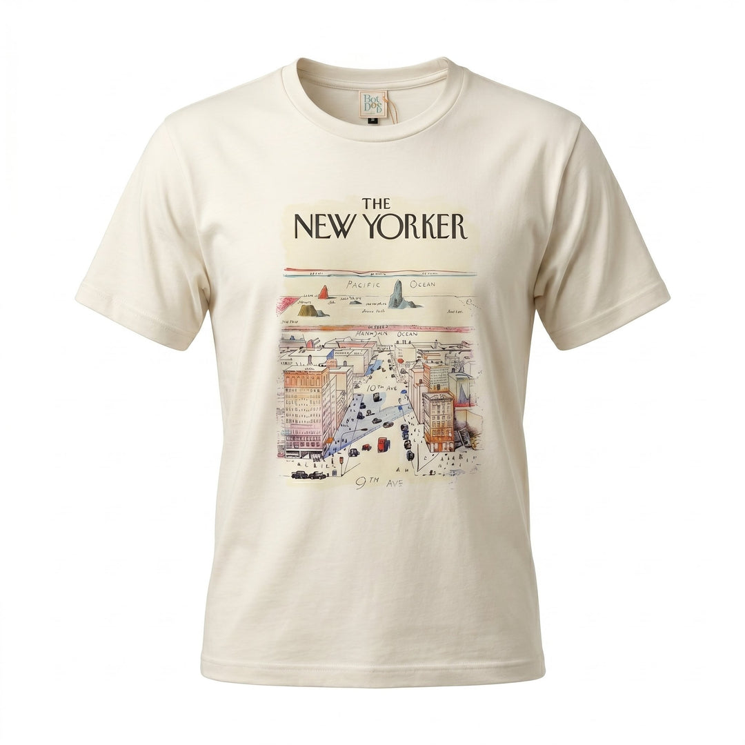 Illegal Vintage Hot Dog T-SHIRT ST325 NEW YORKER BIANCO Bianco - foto 1