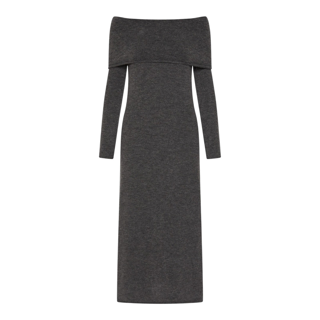 ARGO Strickkleid in MELANGE GREY