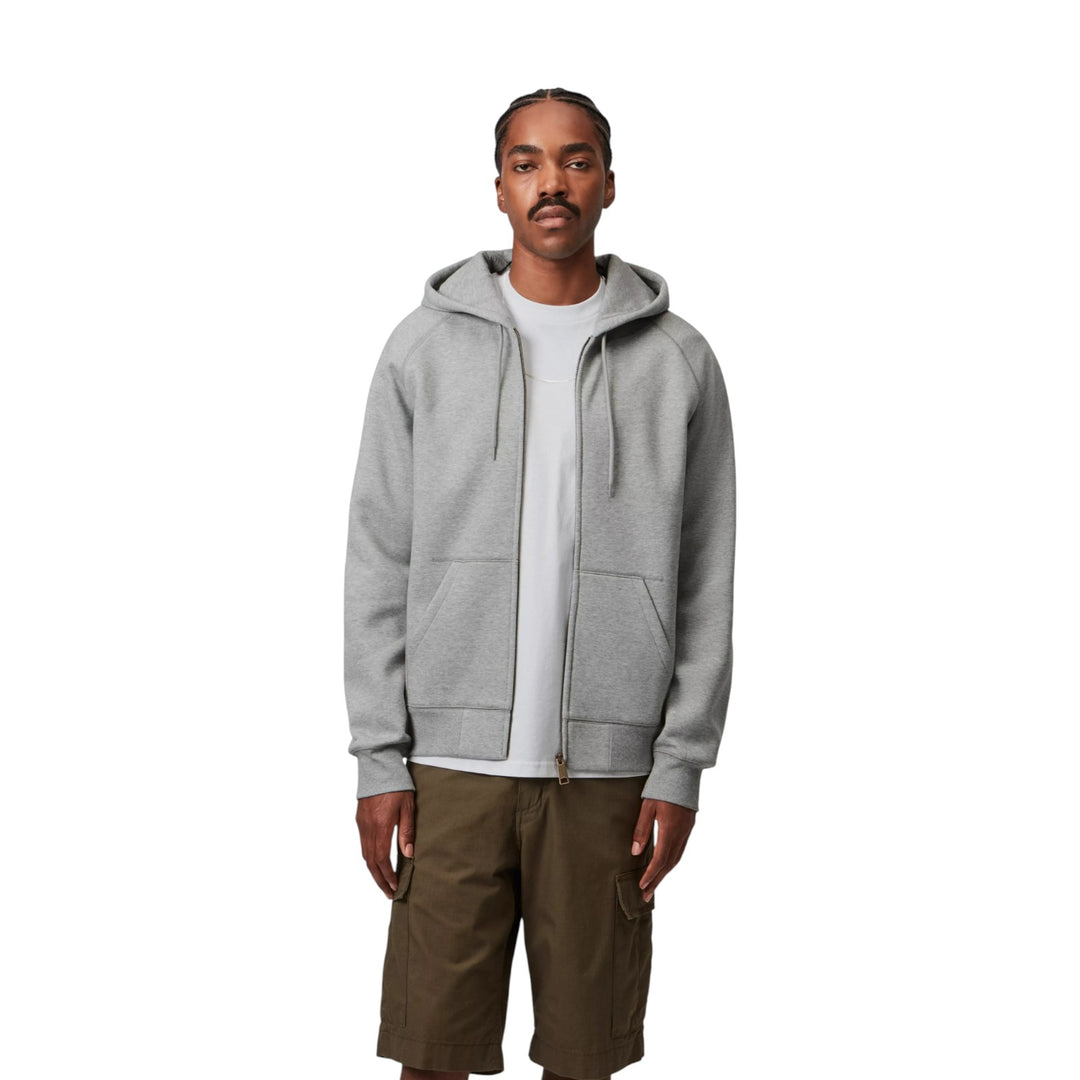 Hooded Chase Jacket Grey Heather / Gold